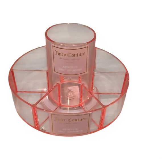 Juicy Couture Home Pink Acrylic 360° Spinner - Picture 2 of 9